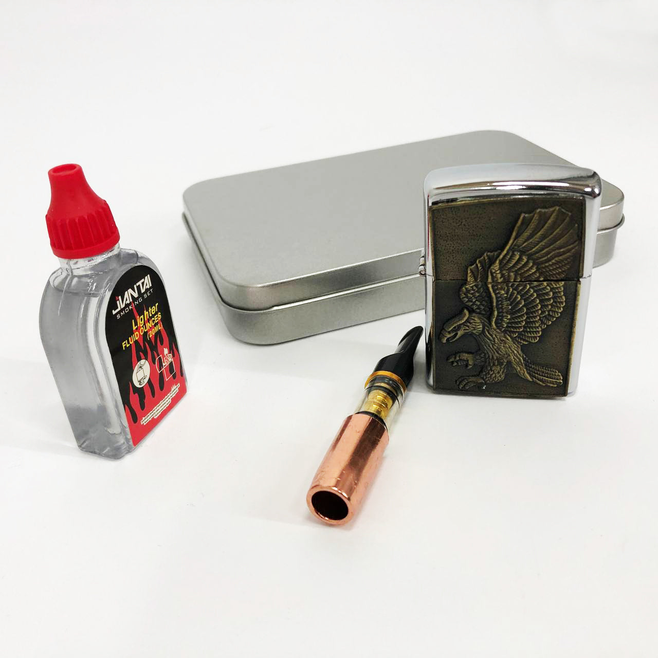 Зажигалка бензиновая в подарочной коробке N11, подарочные прикольные зажигалки, подарок зажигалка парню