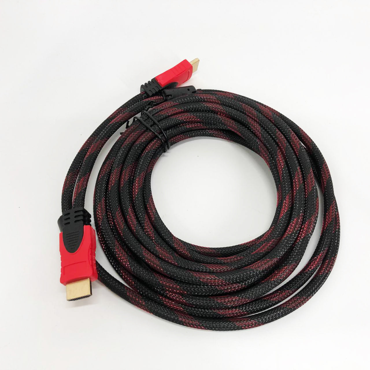 Кабель усиленный 5м переходник адаптер HDMI-HDMI папа-папа аудио видео шнур в обмотке