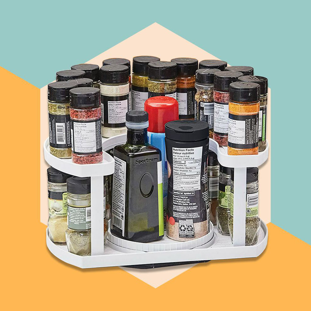Спецовница Spice Spinner Two-Tiered Spice Organizer, Поворотная подставка для специй, Карусель для специй