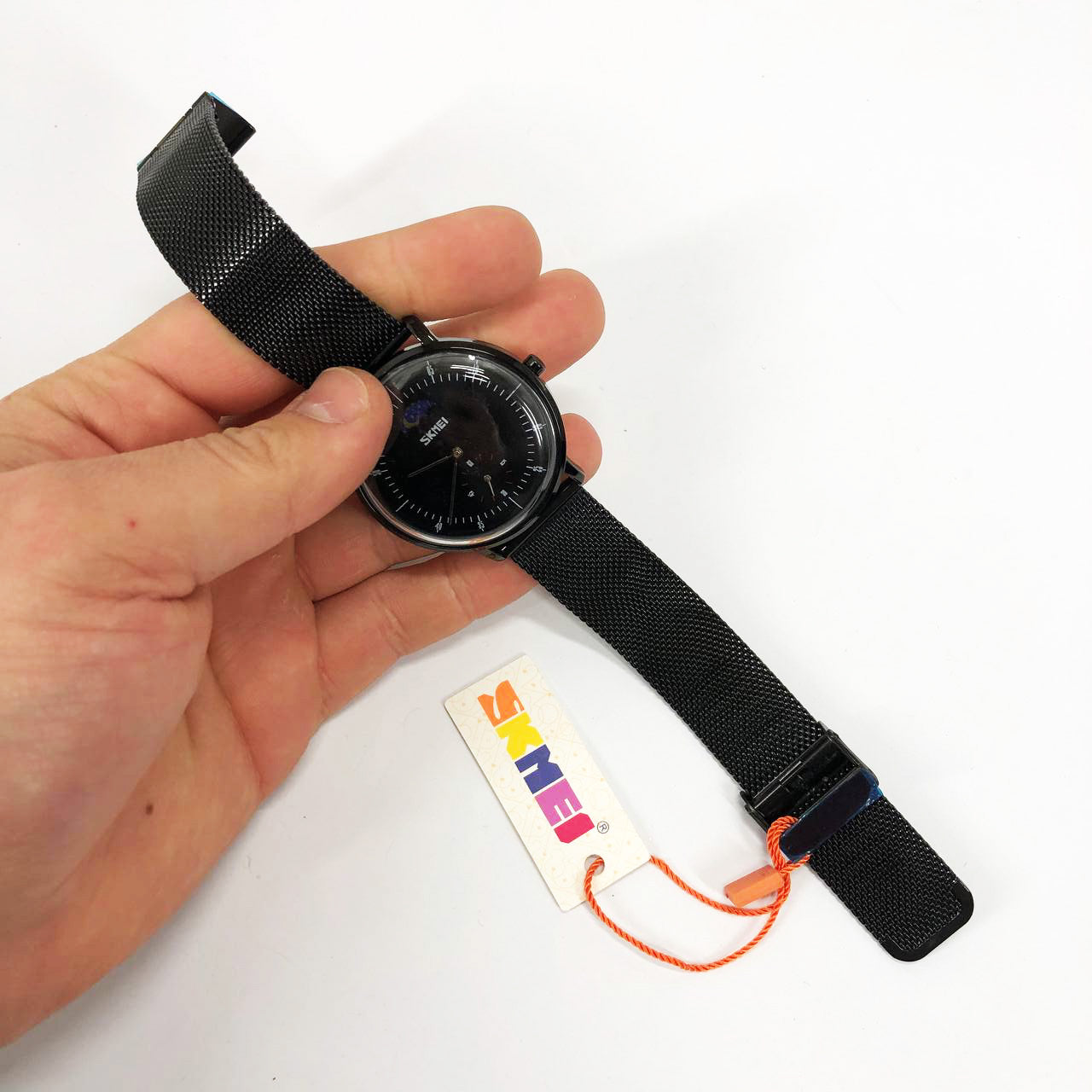 Часы наручные мужские SKMEI 9245BK, мужские часы стильные часы на руку, оригинальные мужские часы