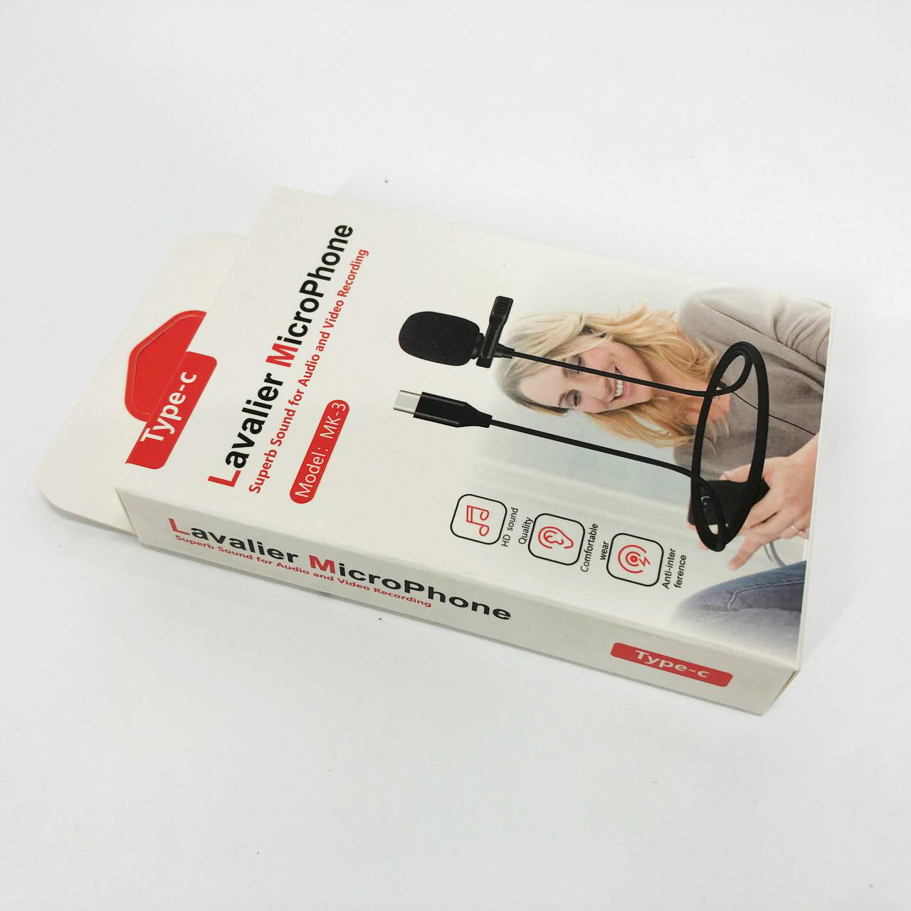 Петличный мини-микрофон DM TYPE-C MK-3