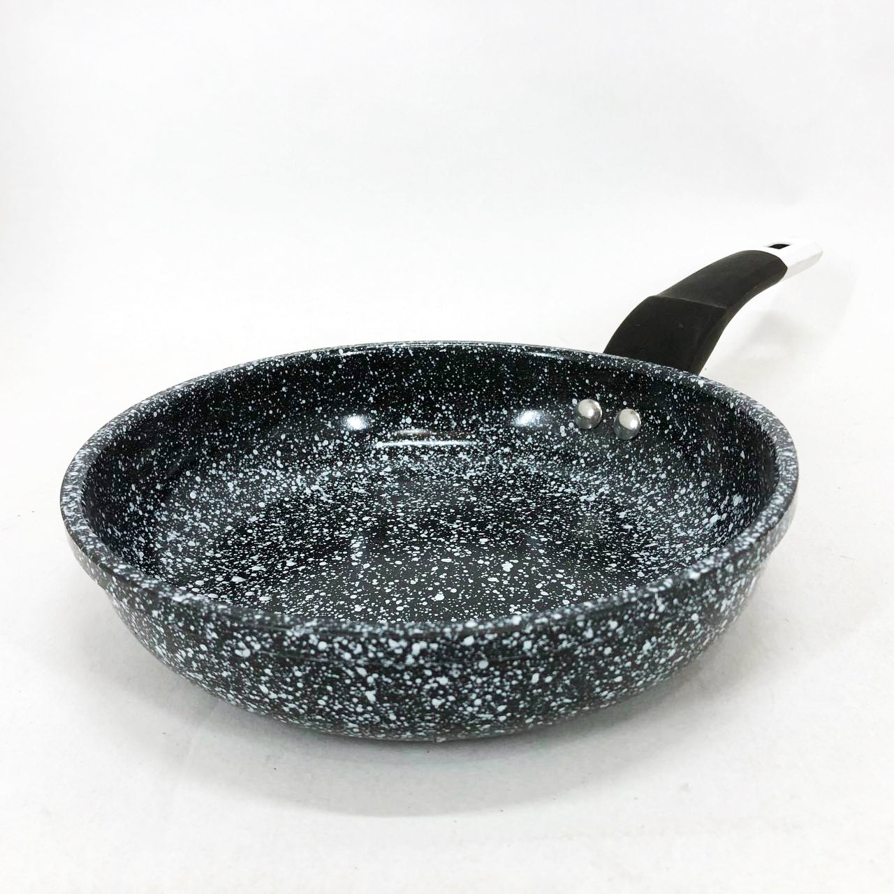 Сковорода UNIQUE UN-5102 20 см. без крышки, светлый гранит. Антипригарная с бакелитовой ручкой