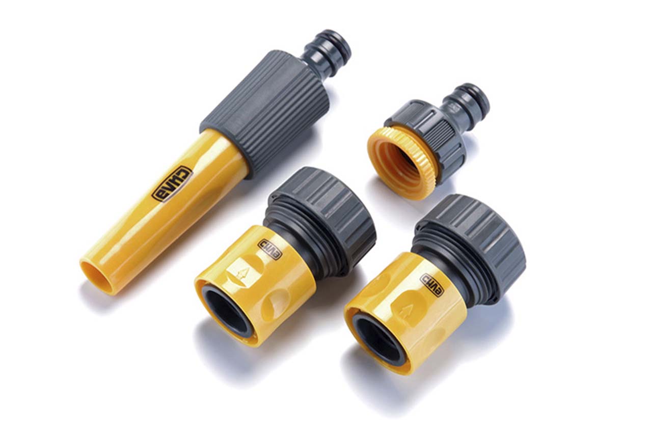 Набор для полива Сила - 1 насадка x 1 адаптер 1/2" x 3/4" x 2 коннектора 3/4" (4шт)