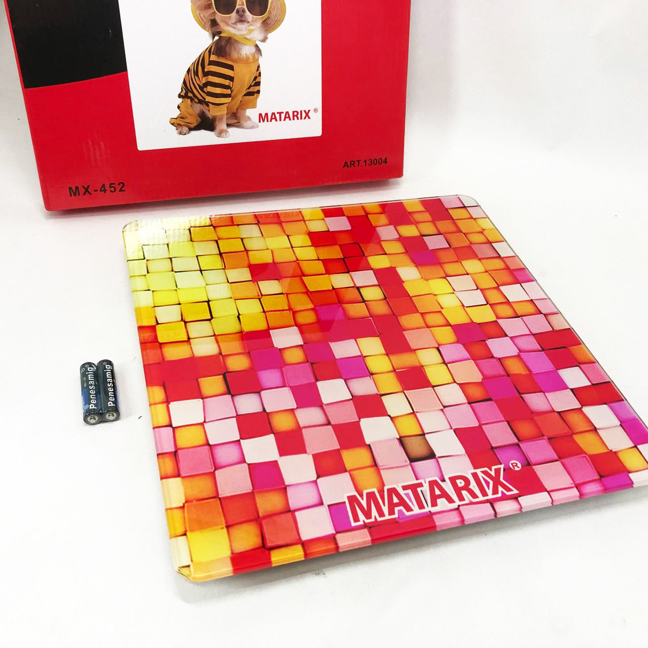 Весы напольные MATARIX MX-452 180 кг, Весы напольные для измерения массы тела, Электронные весы мозаика