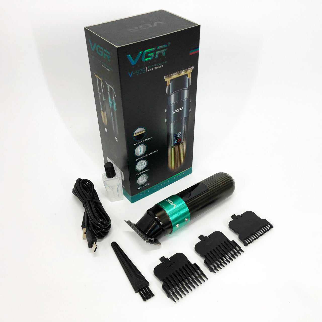 Машинка для стрижки волос VGR V-929 аккумуляторная, Машинка для стрижки волос домашняя