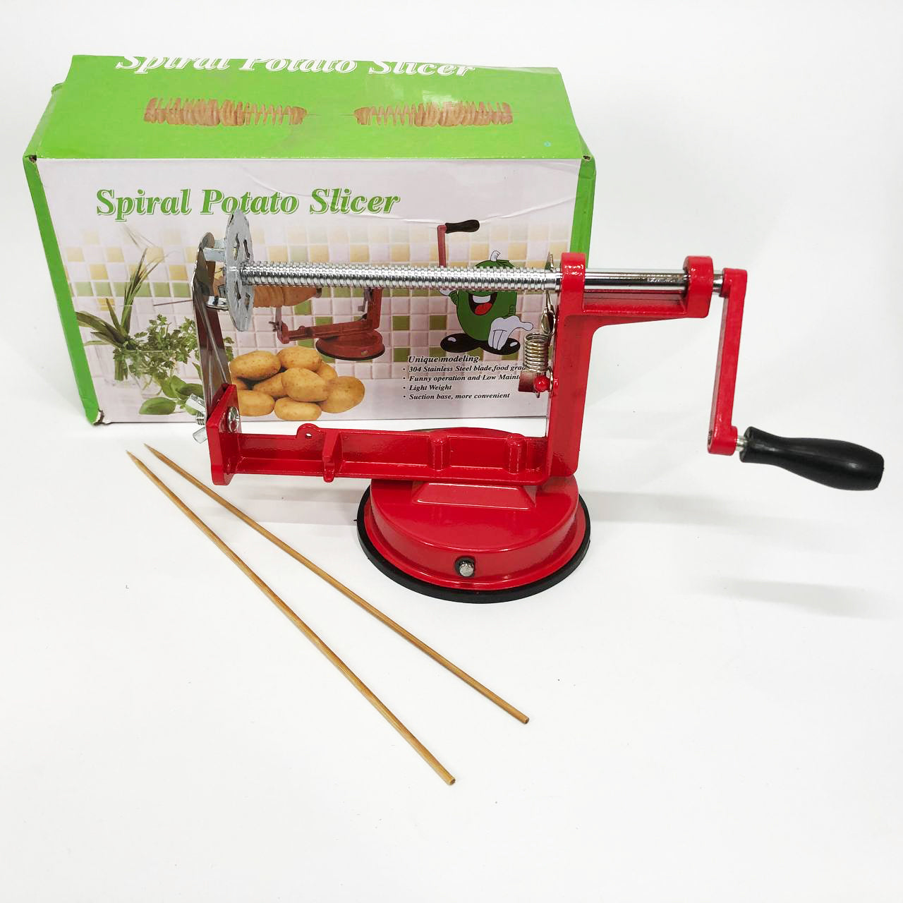 Машинка для резки картофеля спиралью SPIRAL POTATO SLICER