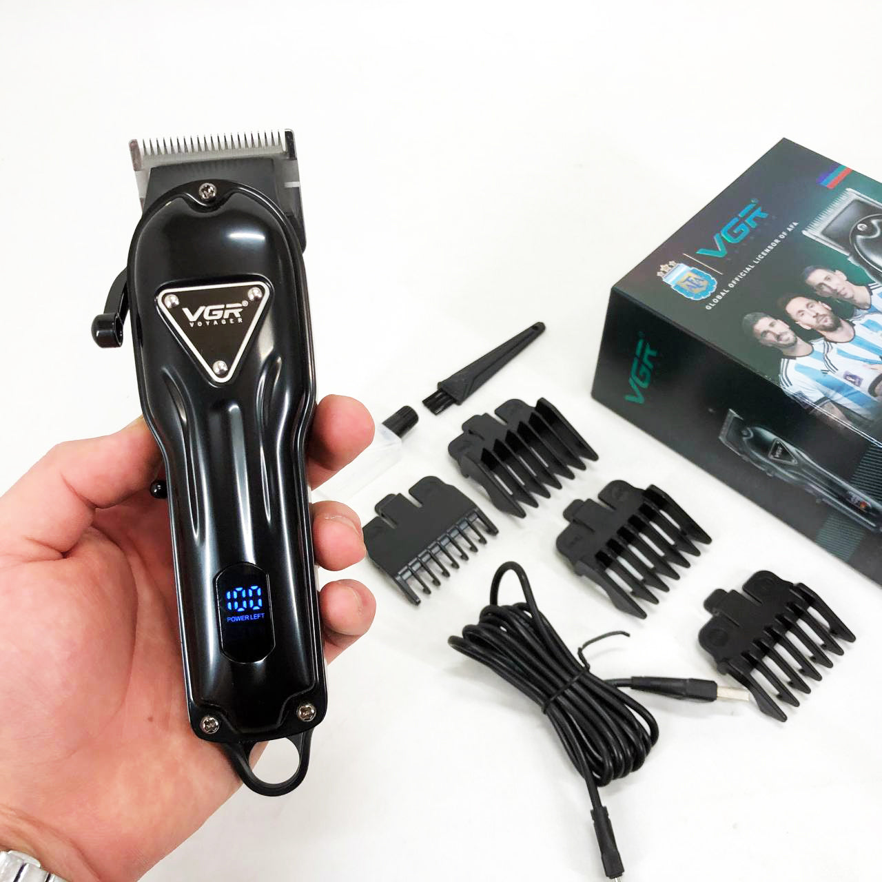 Аккумуляторная машинка для стрижки VGR V-051