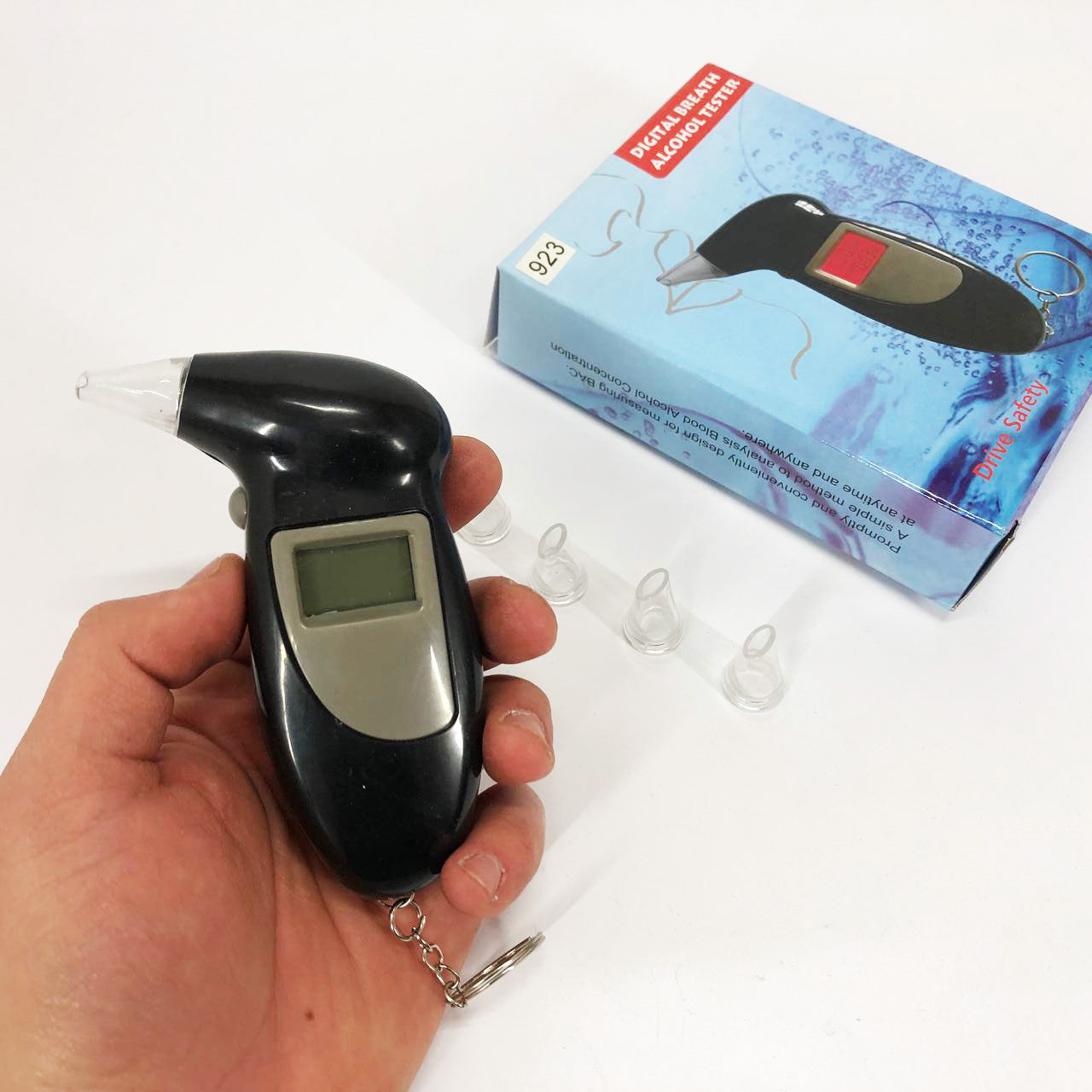 Алкотестер тест, Драгер алкотестер, Цифровой алкотестер с мундштуками, Высокоточный алкотестер