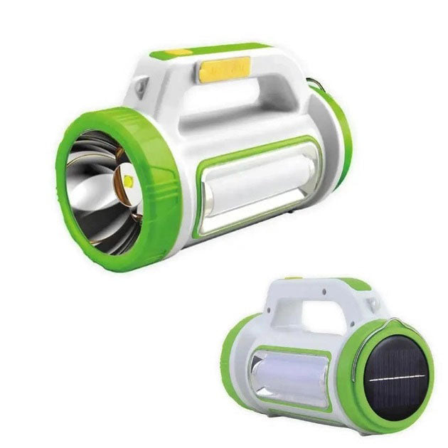 Фонарь переносной кемпинг 6088-LED+COB с функцией PowerBank, кемпинговый светильник. Цвет: зеленый