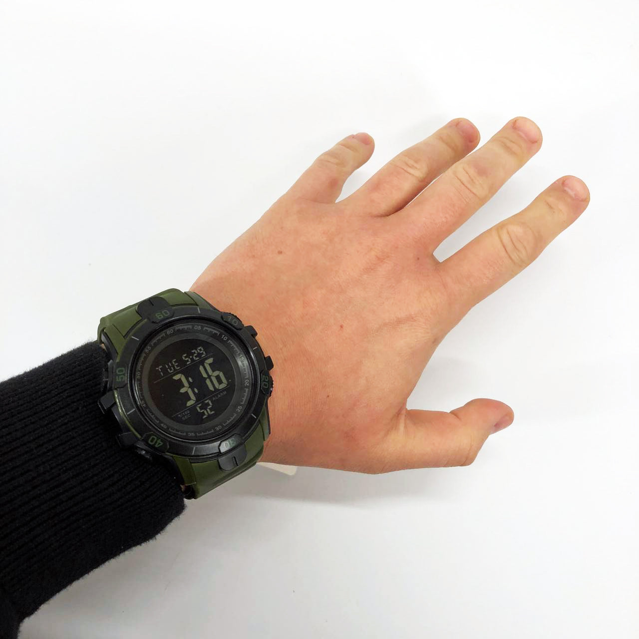 Часы наручные мужские SKMEI 1475AG ARMY GREEN, брендовые мужские часы, часы для мужчины. Цвет: зеленый