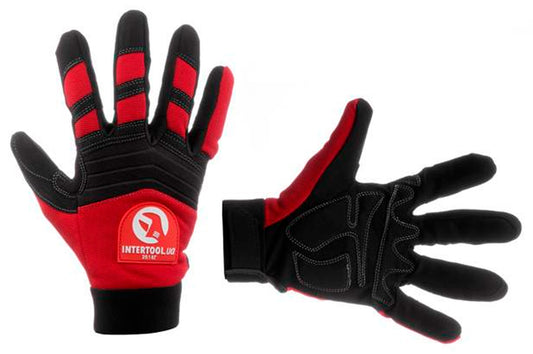 Перчатки Intertool - неопреновые комбинированные спандексом 10"