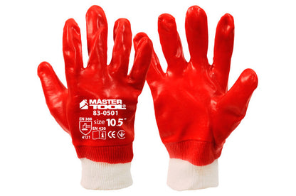 Перчатки Mastertool - масло-бензостойкая 26 см х 10,5" (красная)