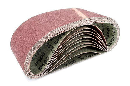 Лента шлифовальная Intertool - 75 х 457 мм Р100 (10 шт.)