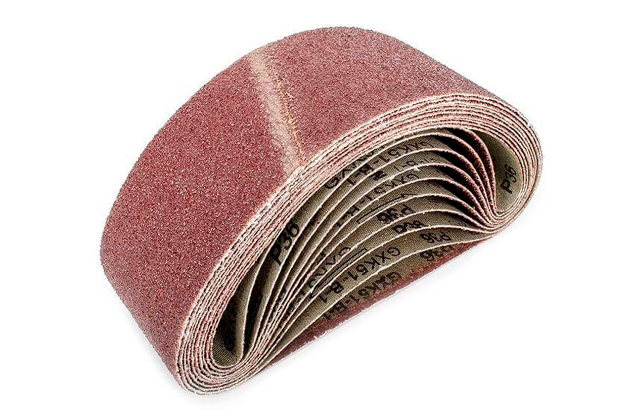 Лента шлифовальная Intertool - 75 х 533 мм Р36 (10 шт.)