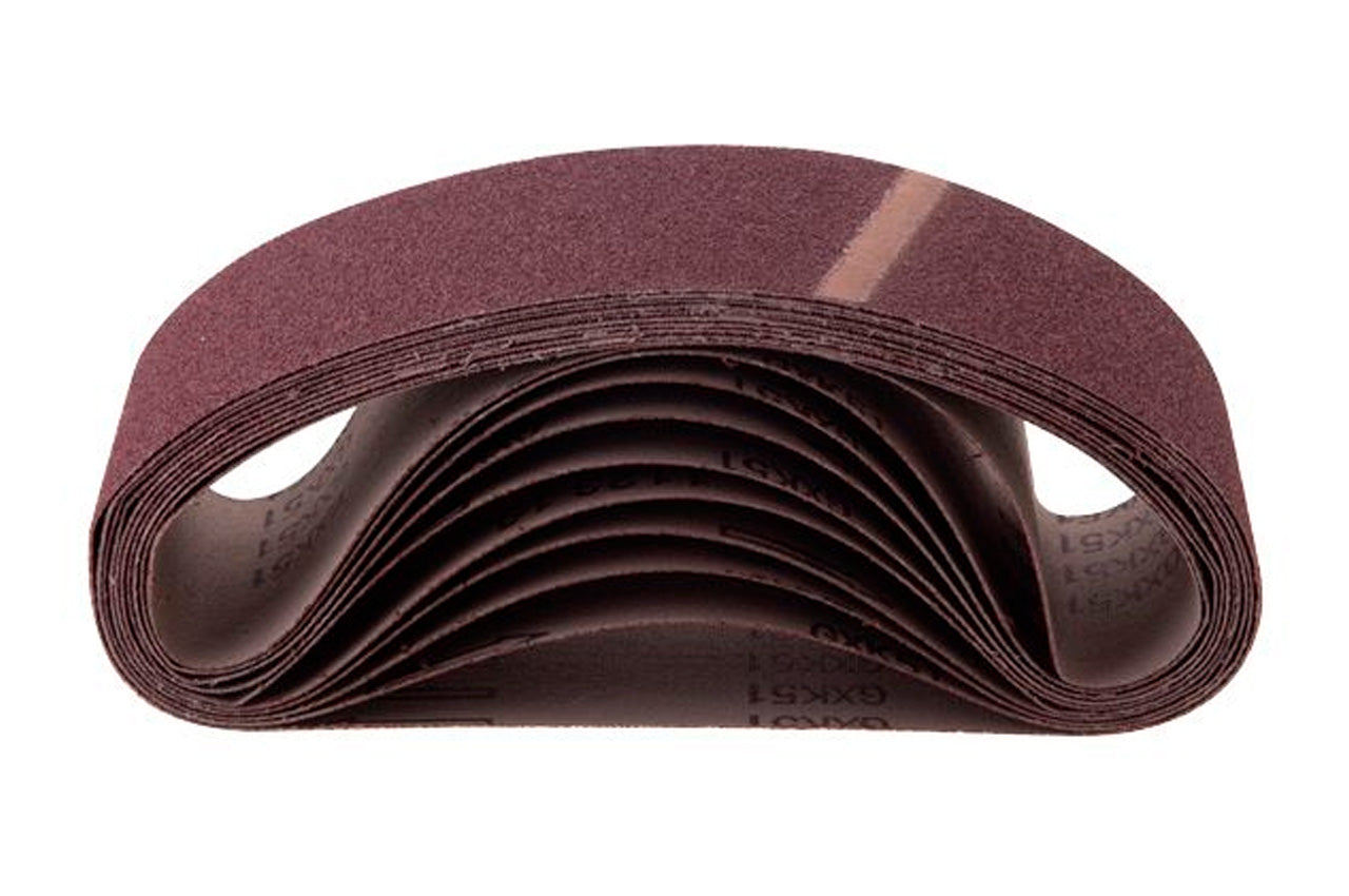 Лента шлифовальная Intertool - 75 х 533 мм Р80 (10 шт.)