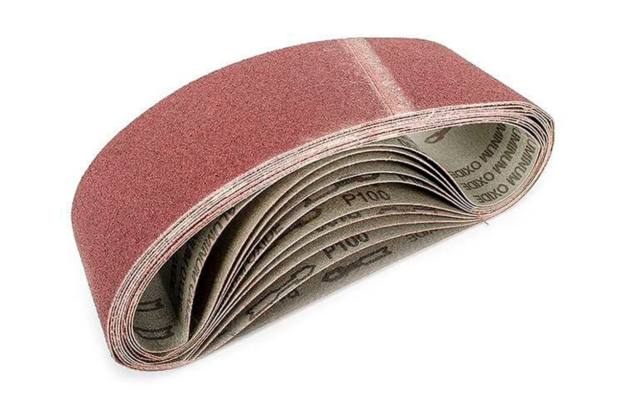 Лента шлифовальная Intertool - 75 х 533 мм Р100 (10 шт.)