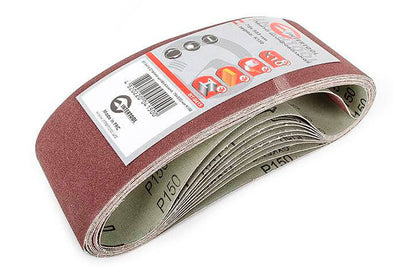 Лента шлифовальная Intertool - 75 х 533 мм Р150 (10 шт.)