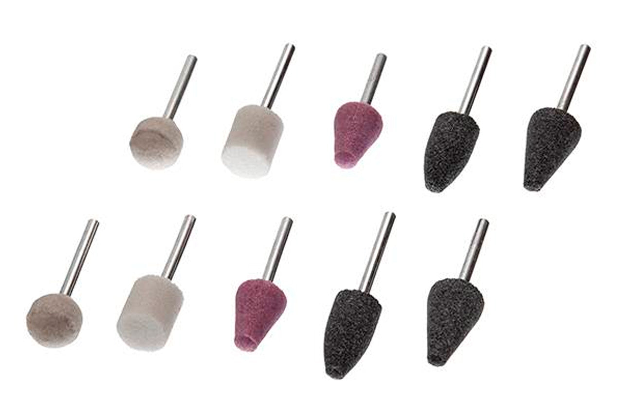 Набор шлифовальных камней Intertool - 10 шт.