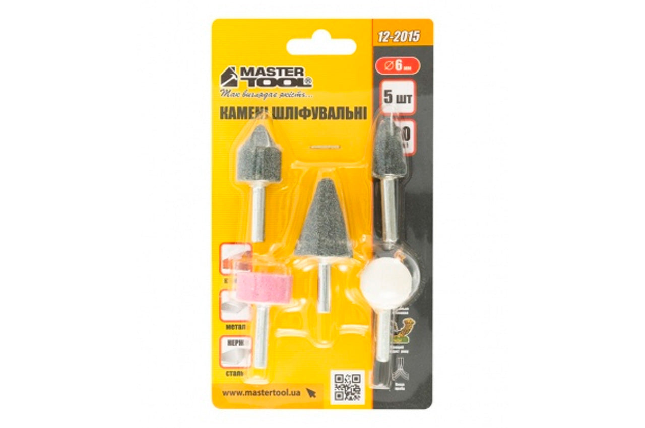 Набор шлифовальных камней Mastertool - 5 шт.