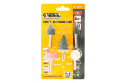 Набор шлифовальных камней Mastertool - 5 шт.