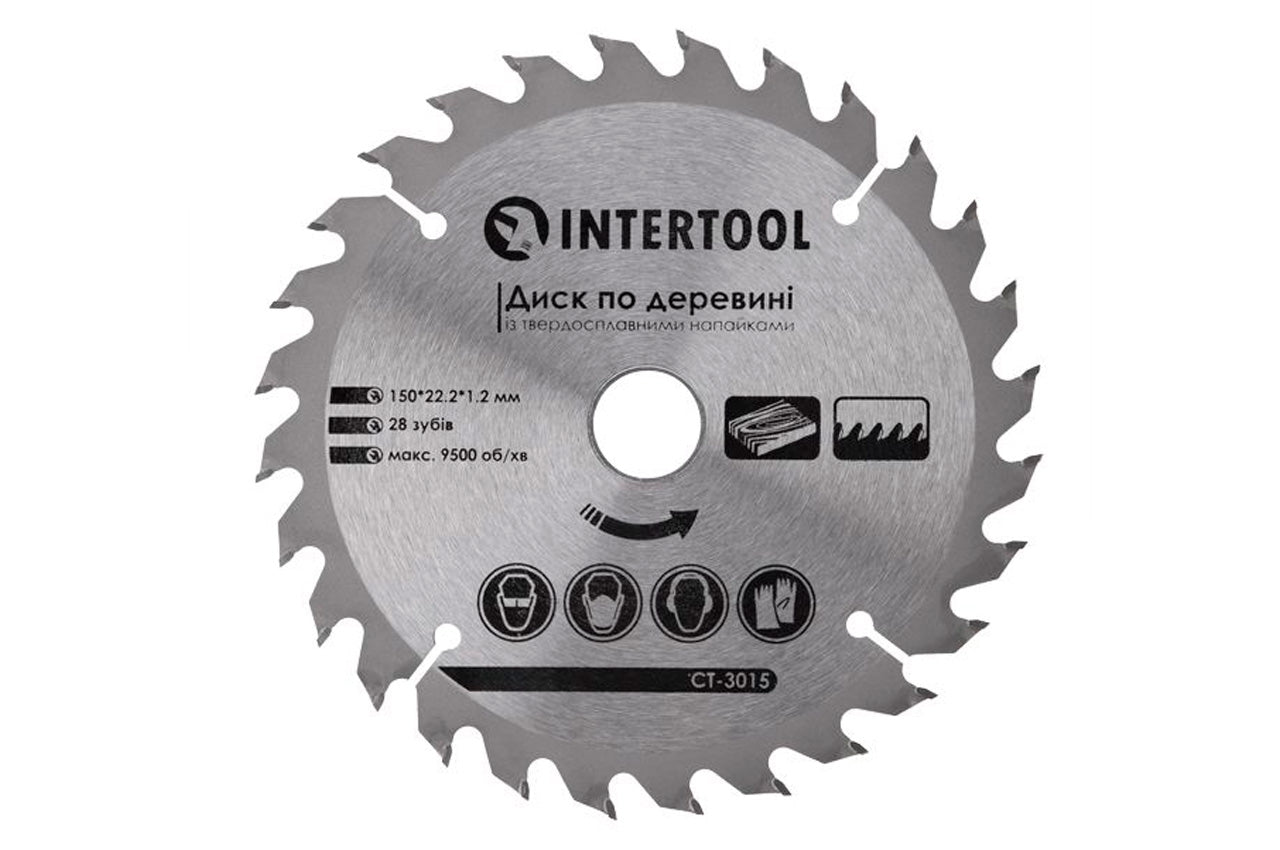 Диск пильный Intertool - 150 х 27T х 22,2 мм