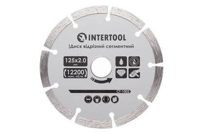 Диск алмазный Intertool - 125 мм сегмент
