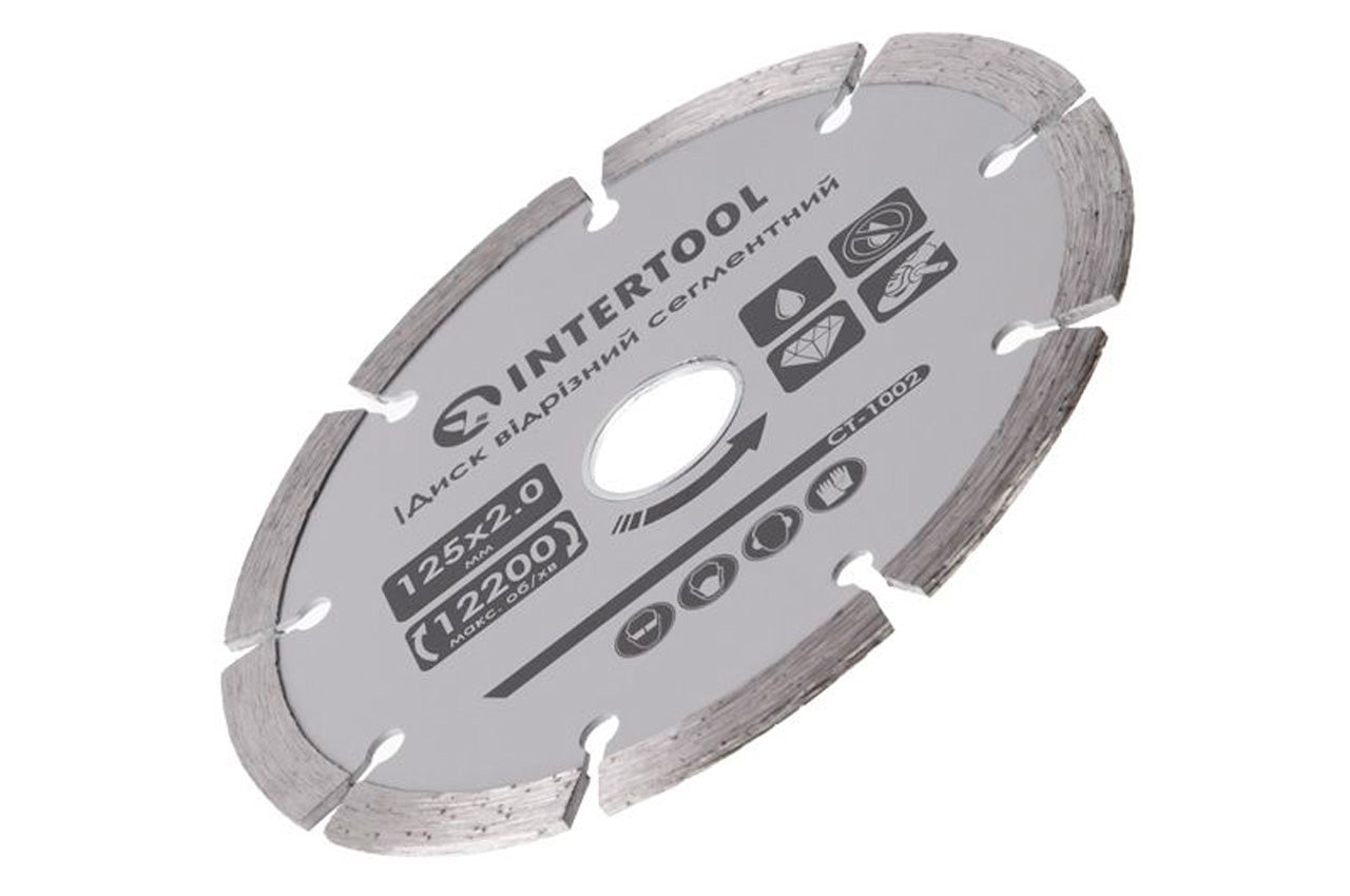 Диск алмазный Intertool - 125 мм сегмент