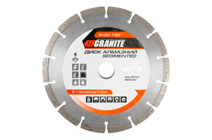Диск алмазный Granite - 180 мм сегмент