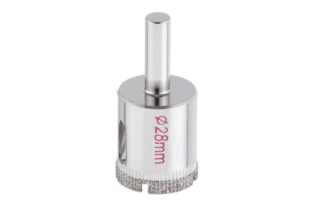 Сверло трубчатое по стеклу и керамике Intertool - 28 мм