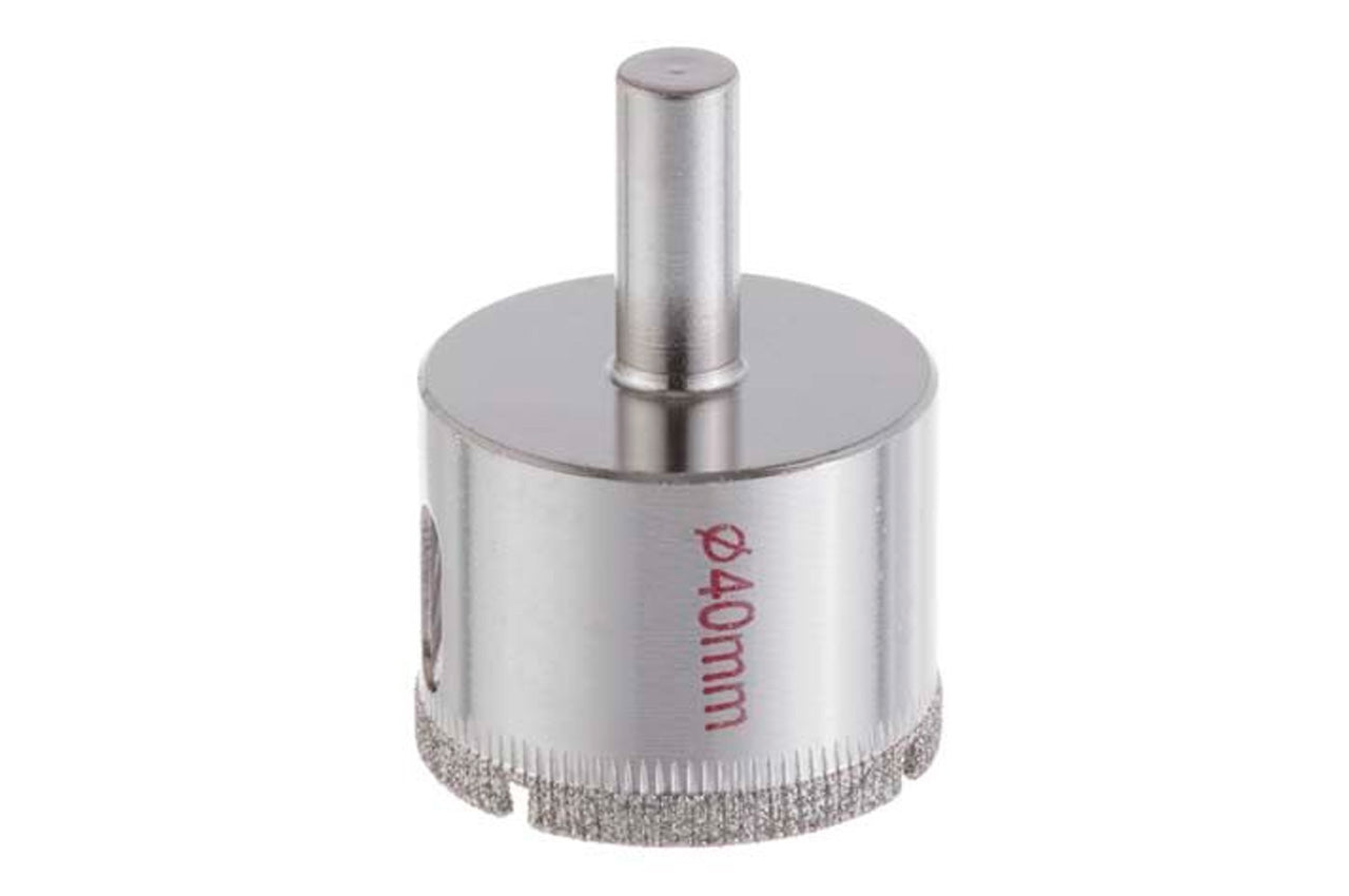 Сверло трубчатое по стеклу и керамике Intertool - 40 мм