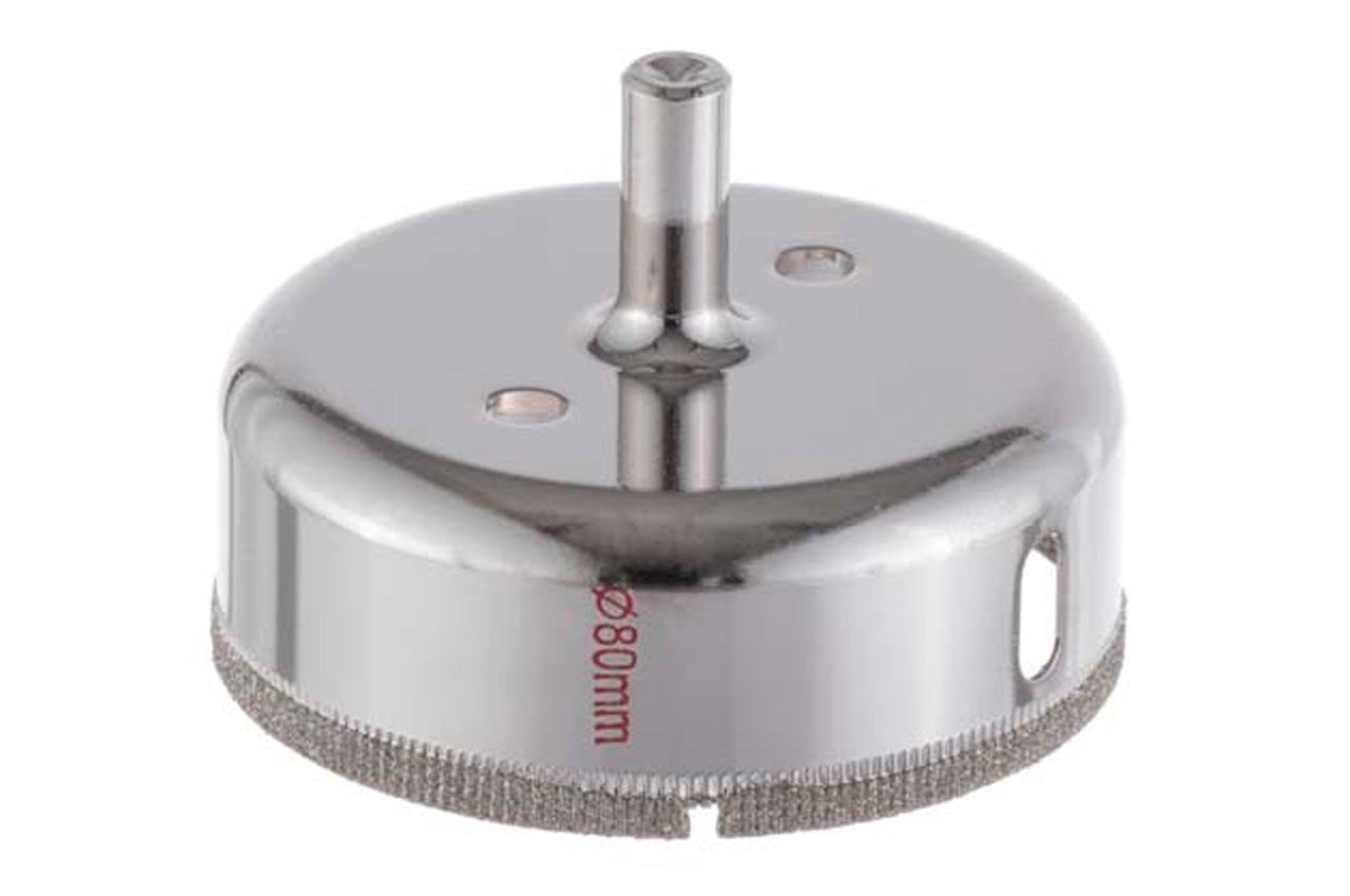 Сверло трубчатое по стеклу и керамике Intertool - 80 мм