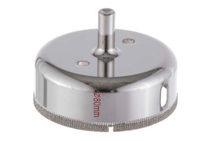 Сверло трубчатое по стеклу и керамике Intertool - 80 мм