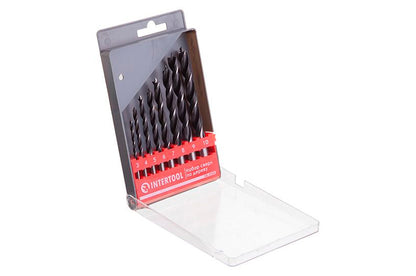 Набор сверл по дереву Intertool - 8 шт. (3, 4, 5, 6, 7, 8, 9, 10 мм)