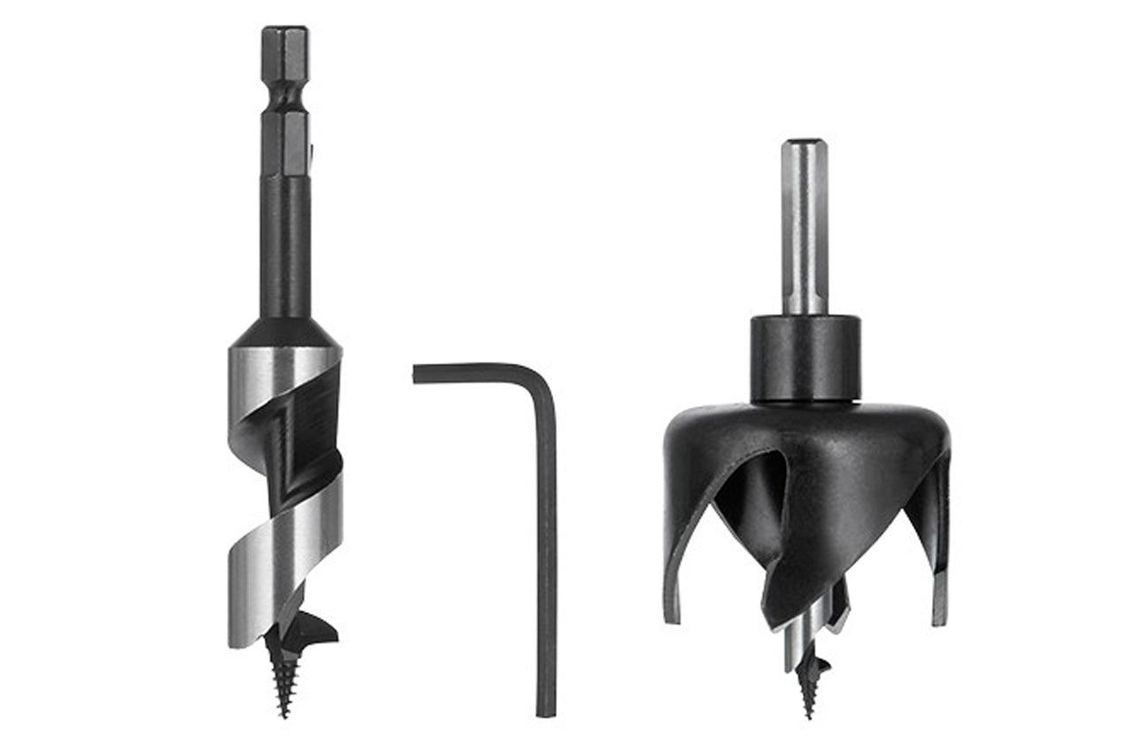 Набор сверл по дереву для установки замков Intertool - 2 ед.