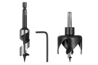 Набор сверл по дереву для установки замков Intertool - 2 ед.