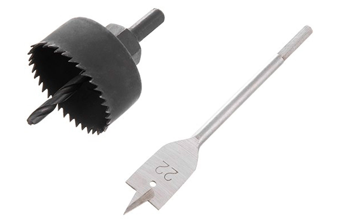 Набор сверл по дереву для установки замков Intertool - 3 ед.