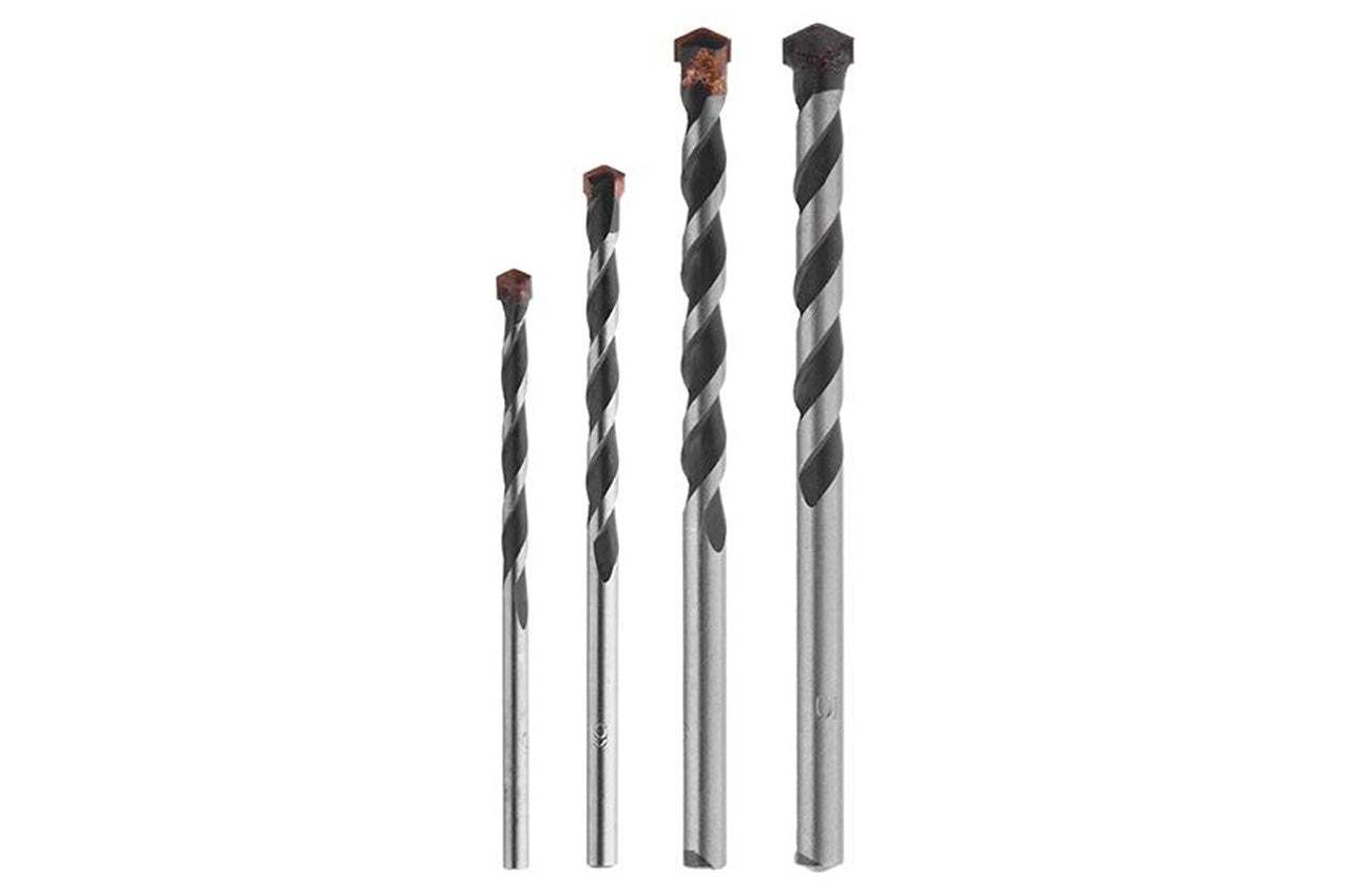 Набор сверл по бетону S4 Intertool - 4 шт. (5, 6, 8, 10 мм)