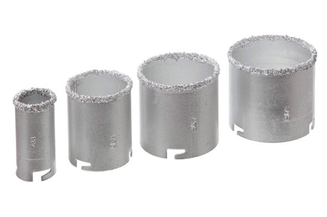 Набор корончатых сверл по плитке Intertool - 4 шт. (33, 53, 67, 73 мм)