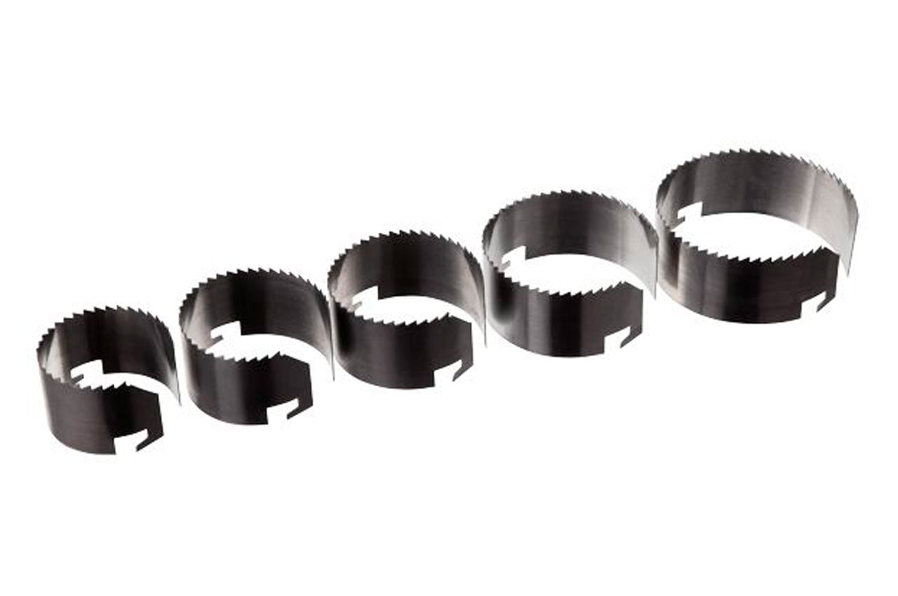 Набор корончатых сверл по гипсокартону Intertool - 5 шт. (60-95 х 20 мм)