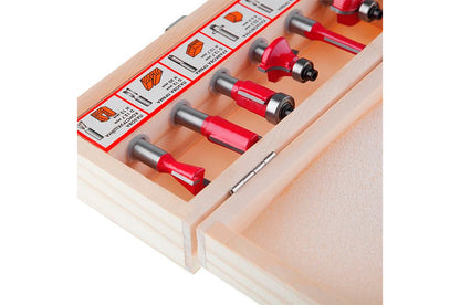 Набор фрез концевых по дереву Intertool - 6 шт.