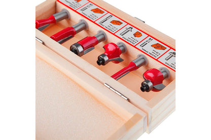 Набор фрез концевых по дереву Intertool - 6 шт.