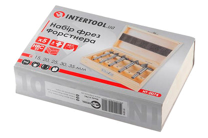 Набір фрез Форстнер Intertool - 5 шт.