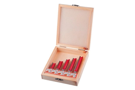 Набор фрез пазовых прямых Intertool - 5 шт.