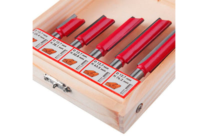 Набор фрез пазовых прямых Intertool - 5 шт.