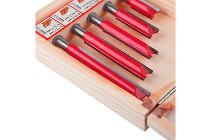 Набор фрез пазовых прямых Intertool - 5 шт.