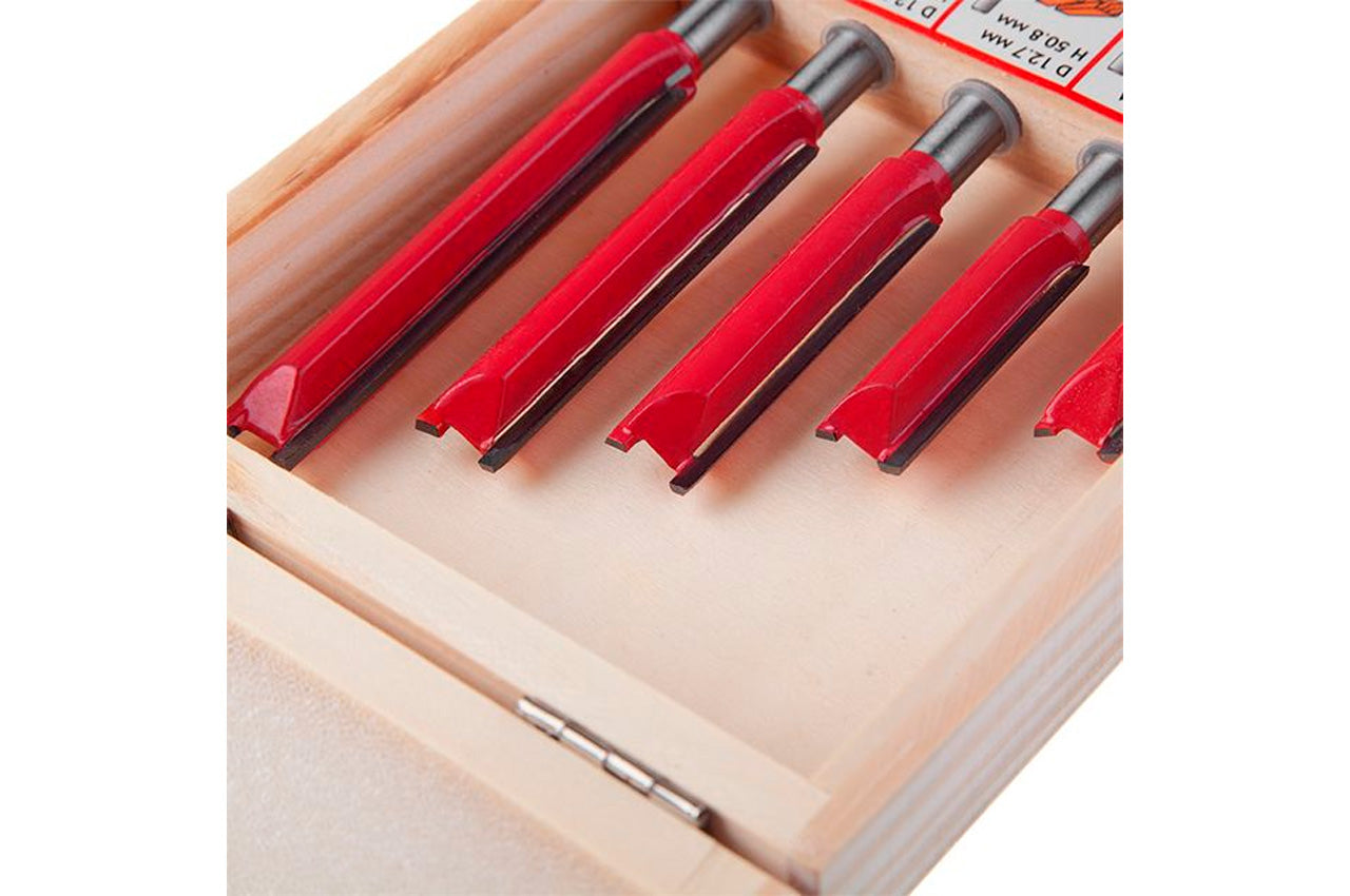 Набор фрез пазовых прямых Intertool - 5 шт.