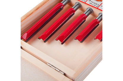 Набор фрез пазовых прямых Intertool - 5 шт.