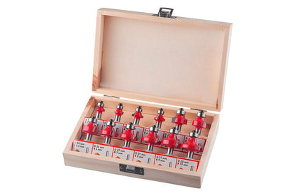 Набор фрез калевочных Intertool - 12 шт.