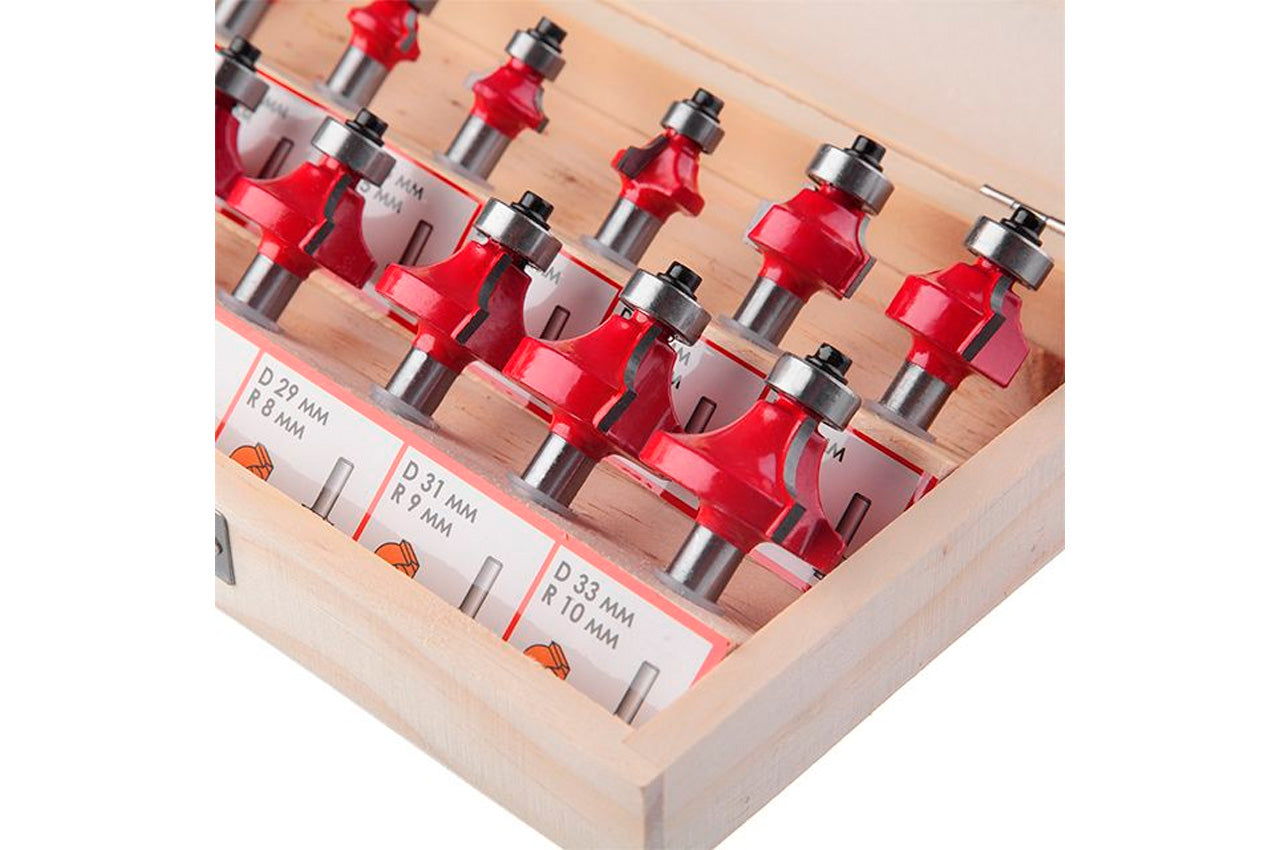 Набор фрез калевочных Intertool - 12 шт.