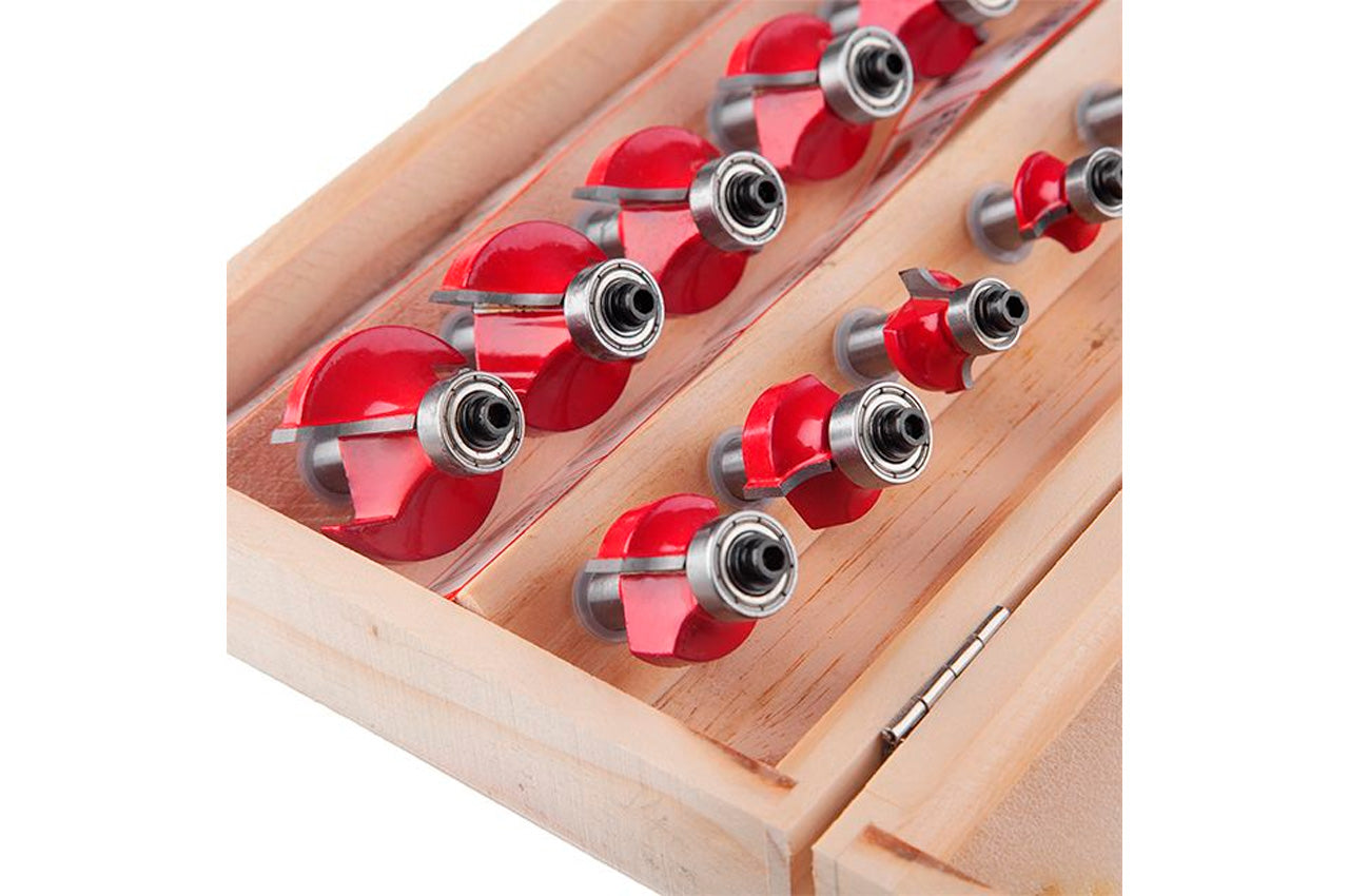 Набор фрез калевочных Intertool - 12 шт.